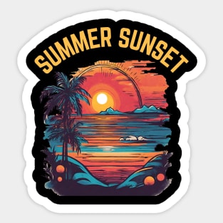 Summer Sunset Series Sticker